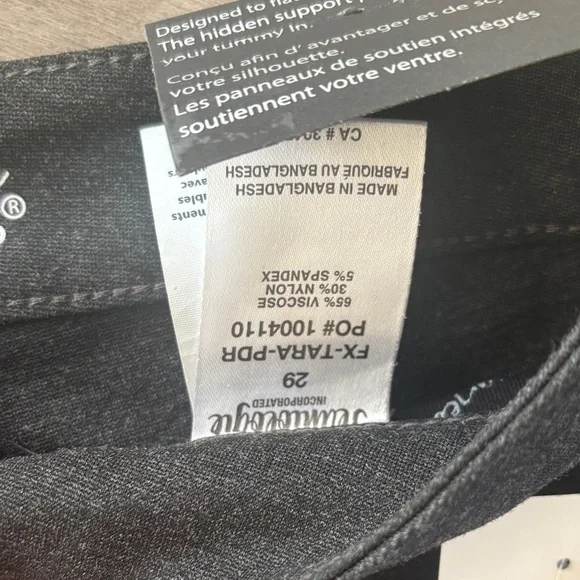 NWT Foxy Jean Women’s stretch Charcoal Joggers - Picture 6 of 15